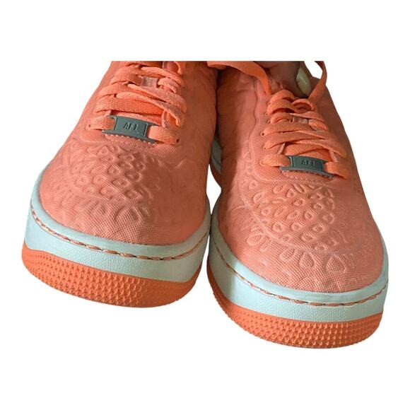 Nike Air Force 1 Upstep SE Atomic Pink Quilted Low Womens US 7.5 844877-600 - Picture 11 of 12
